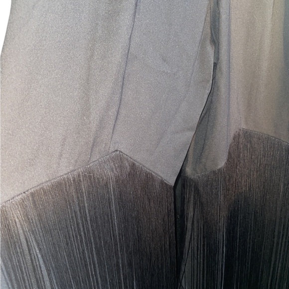 Monfi C Black jumpsuit with fringe bottom - Picture 10 of 12